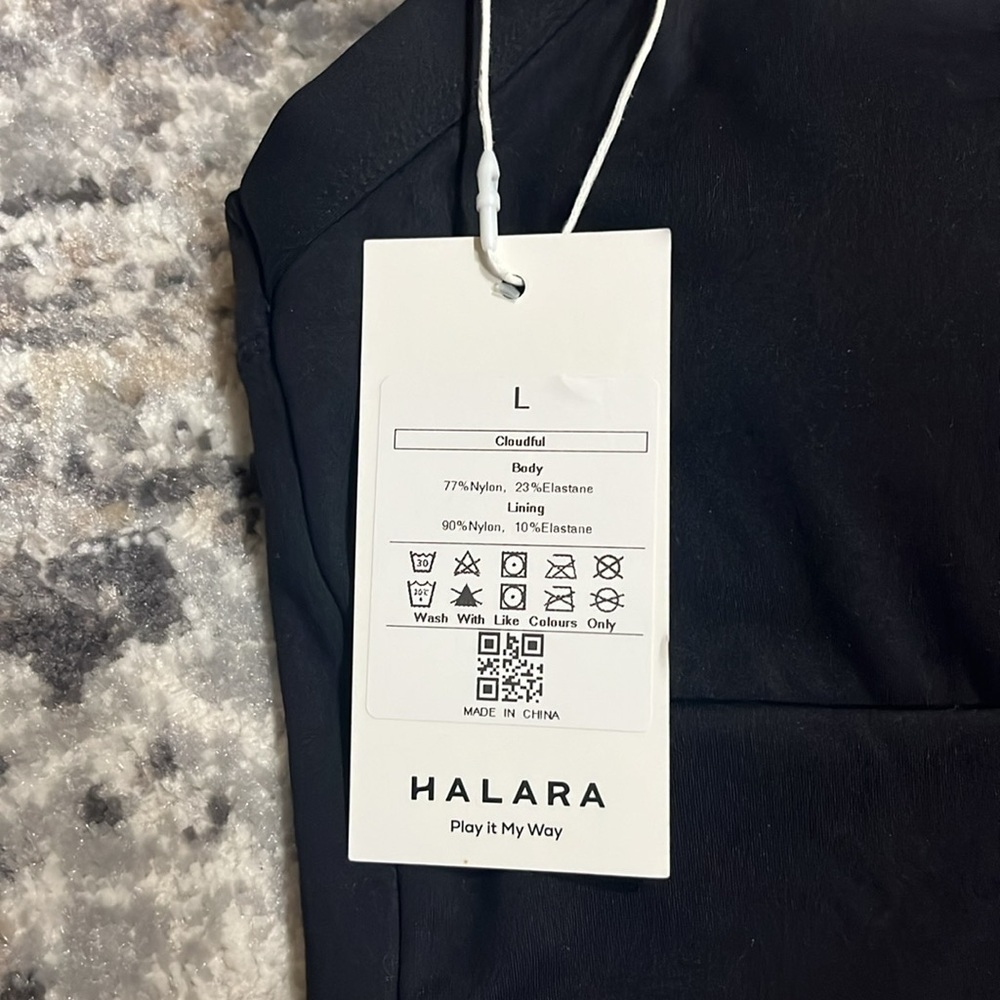 Halara Softlyzero Plush Halter Ruched Backless Split Hem Mini Active‎ Dress NWT - Picture 8 of 16